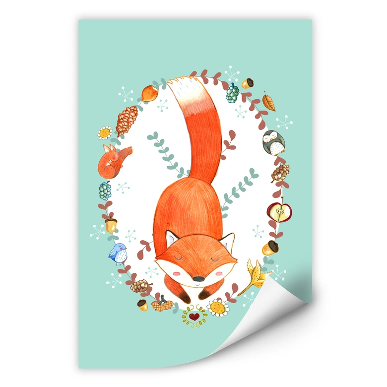 Wallprint Loske - Schlafender Wald 