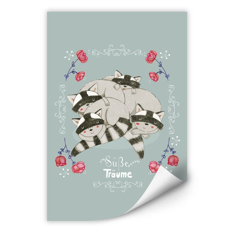 Wallprint Loske - Süße Träume 