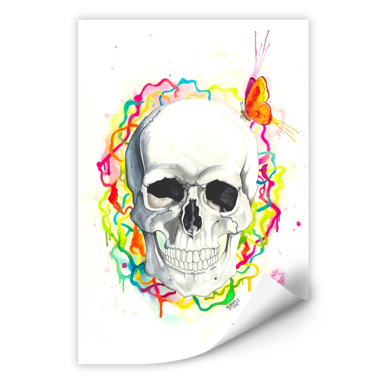Wallprint Buttafly - Skull 