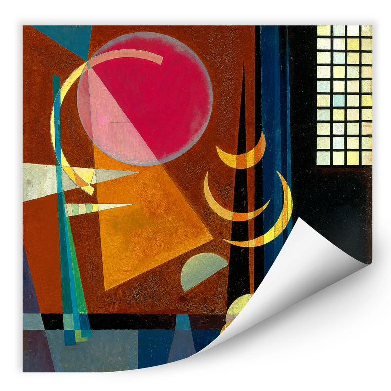 Wallprint Kandinsky - Scharf und ruhig 