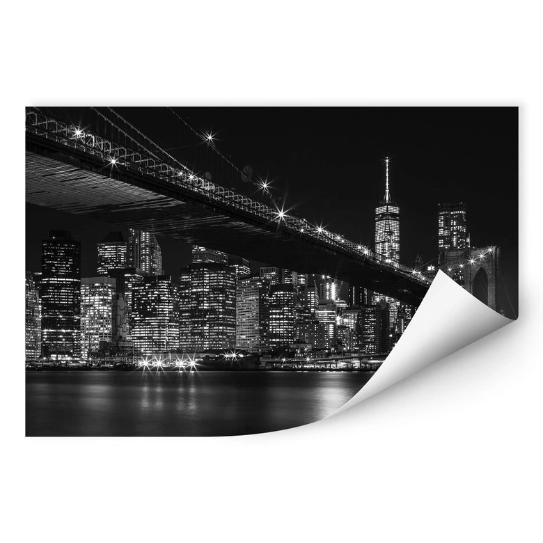 Wallprint New York bei Nacht 