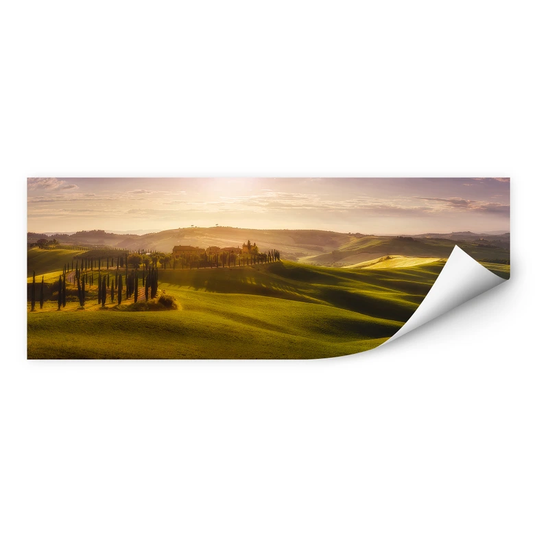Wallprint de la Torre - Toskana - Panorama 