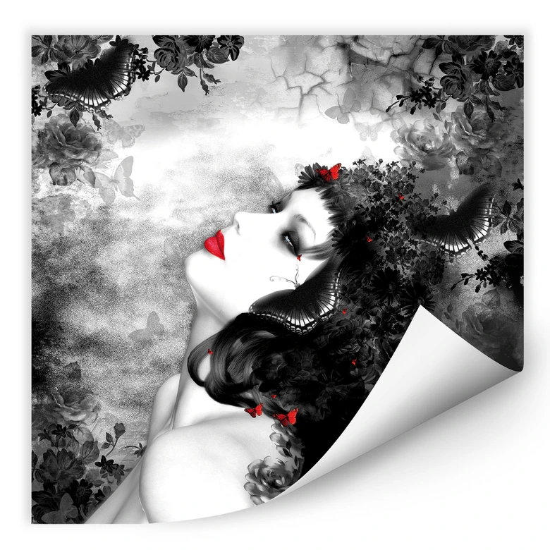 Wallprint - Schwarzer Falter Imago 