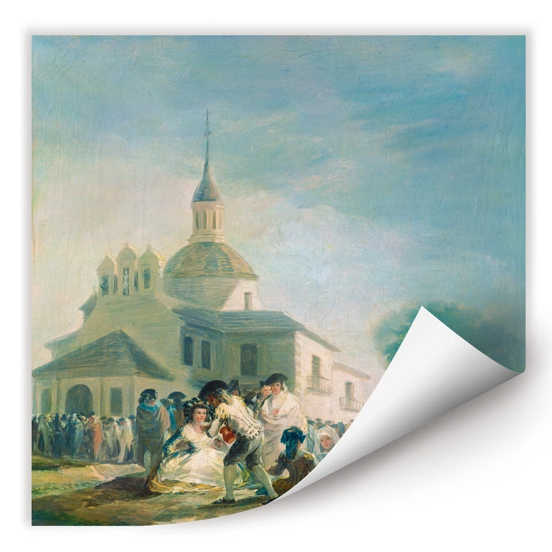 Wallprint de Goya - Die Einsiedelei des hl. Isidor 