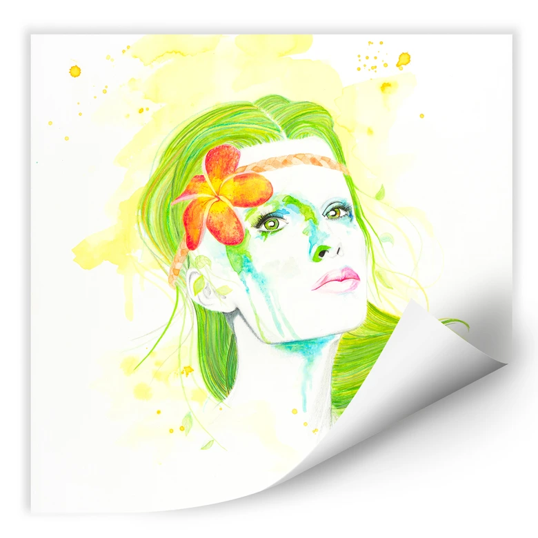 Wallprint Buttafly - Natural Girl 