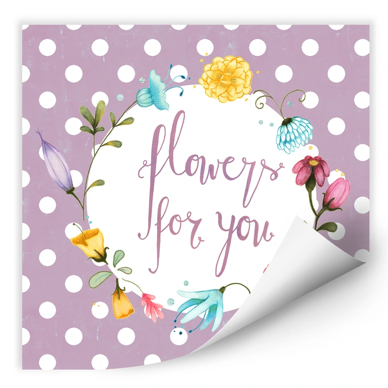 Wallprint Loske - Flowers for you 