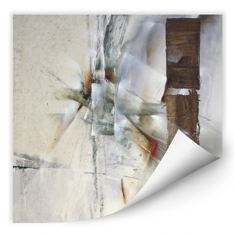 Wallprint Schmucker - Weisse Komposition 