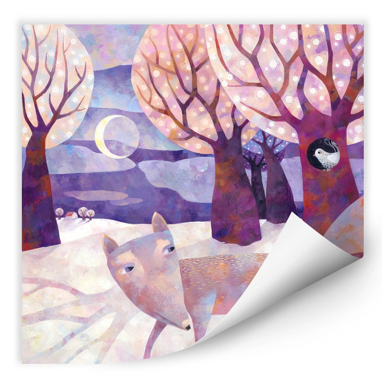 Wallprint Blanz - Winterwald 