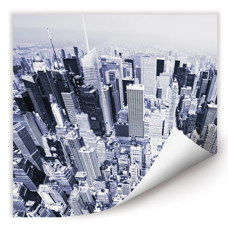 Muurprints Zicht op New York City 