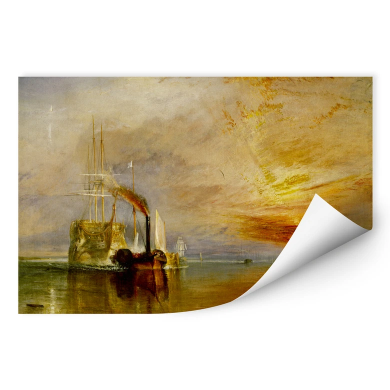 Wallprint - Turner - Die Temeraire an ihrem letzten Ankerplatz 