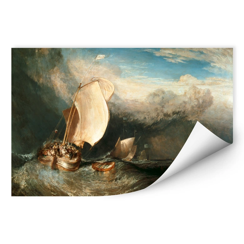 Wallprint W - Turner - Fischerboote 