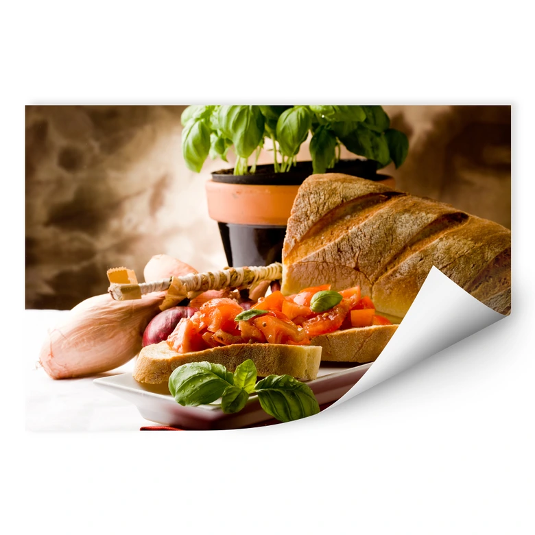 Wallprint - Bruschetta all'Italiana 