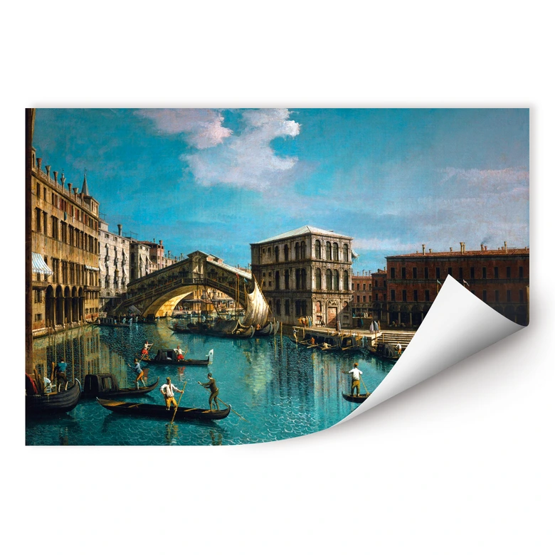 Wallprint - Canaletto - Die Rialtobrücke in Venedig 
