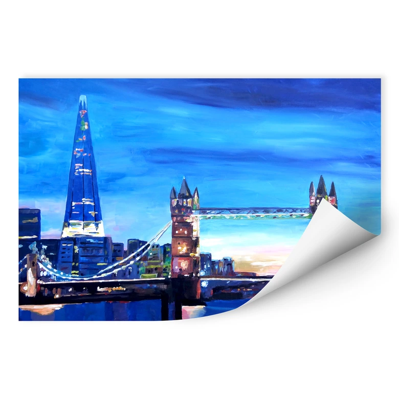 Wallprint - Bleichner - London Tower Bridge undThe Shard 