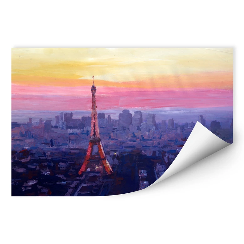 Wallprint - Bleichner - Pariser Eiffelturm in der Abenddämmerung 