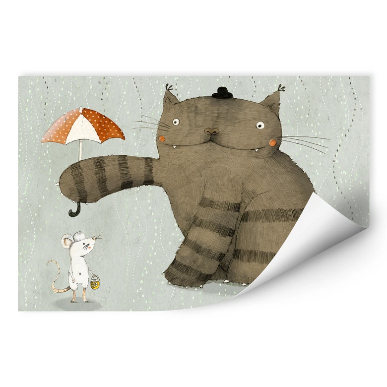 Wallprint Loske - Regenschirm 