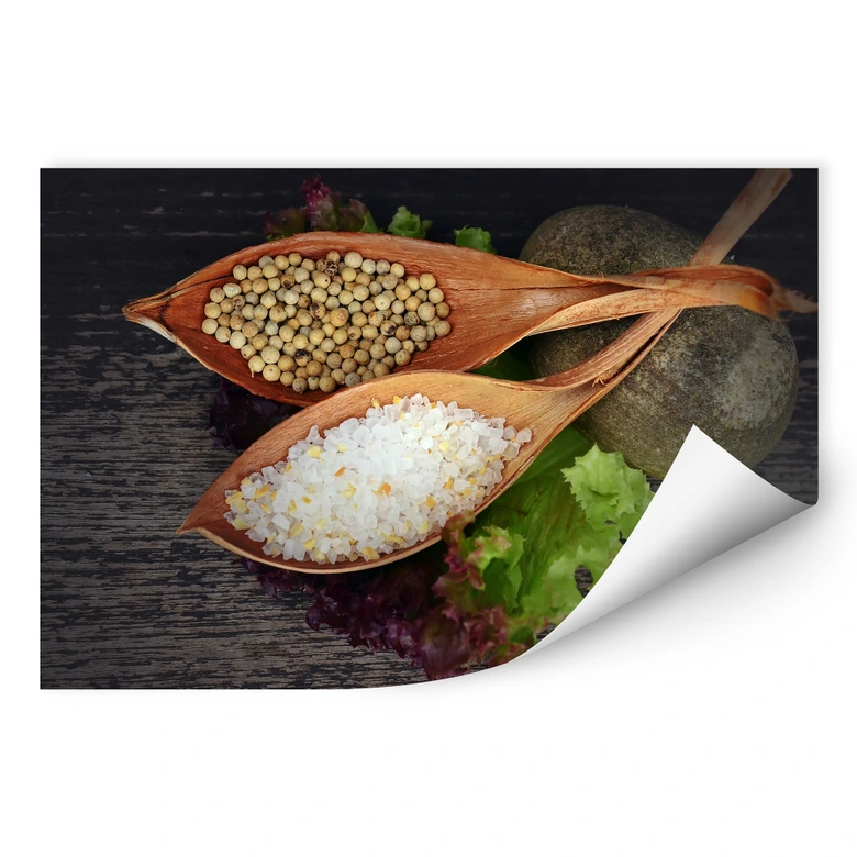 Wallprint Salt and Pepper 