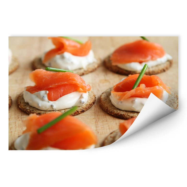 Wallprint Salmon Appetizer 