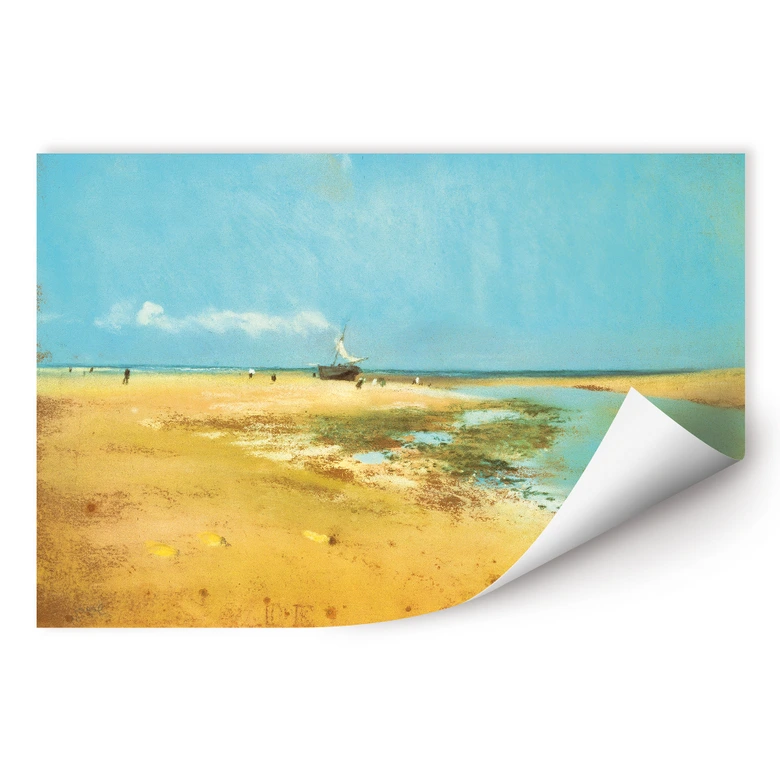 Wallprint Degas - Strand bei Ebbe 