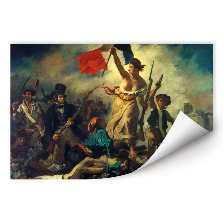 Wallprint Delacroix - Die Freiheit führt das Volk 