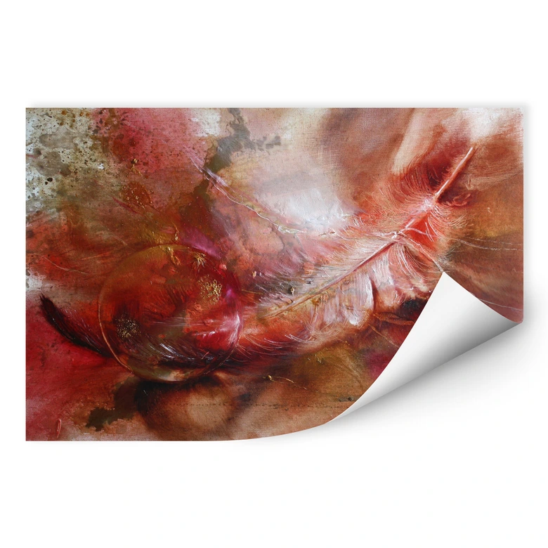 Zelfklevende Poster Schmucker - Feather 