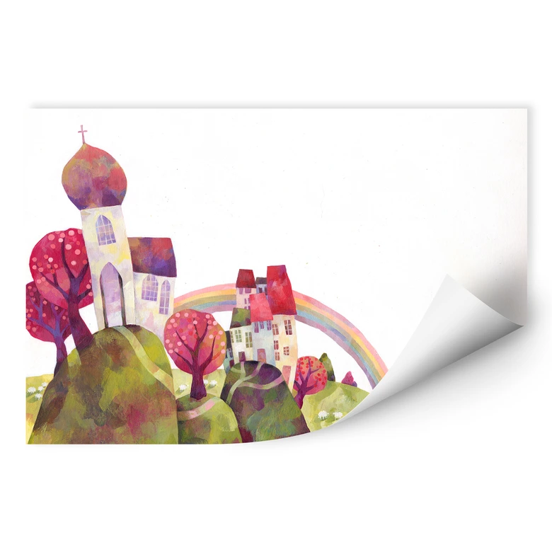 Wallprint Blanz - Die Dorfkirche 