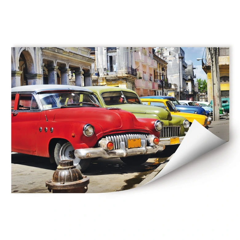 Wallprint - Cuba Cars 