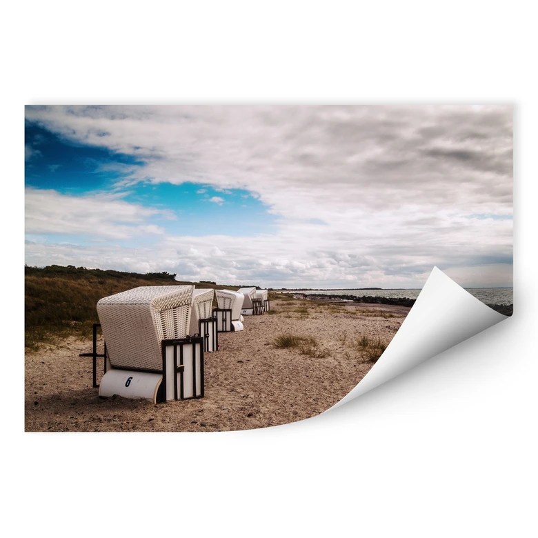 Wallprint - Strandkörbe auf Hiddensee 