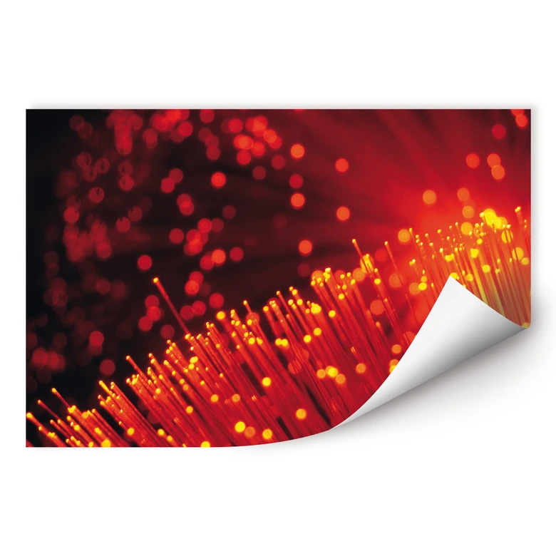 Wallprint - Lichtfasern abstrakt 