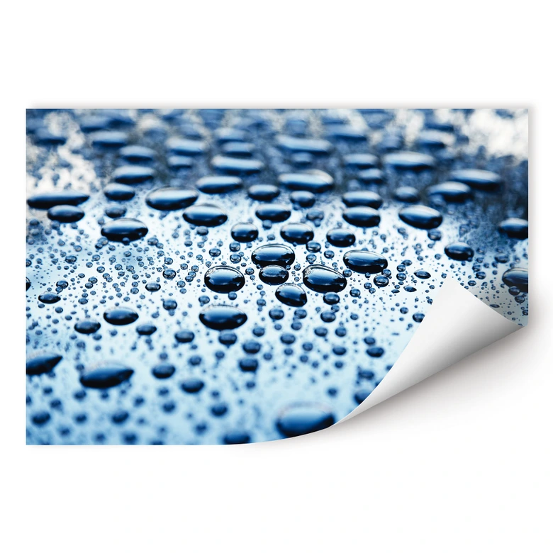 Zelfklevende Poster -Waterdrops 