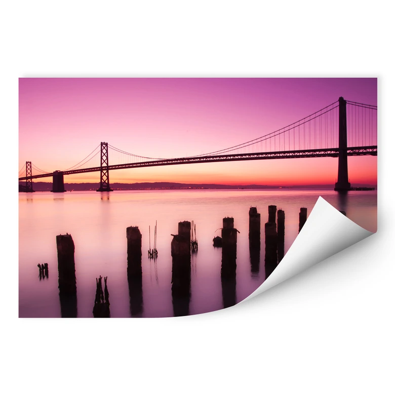 Zelfklevende Poster - San Francisco Bay 