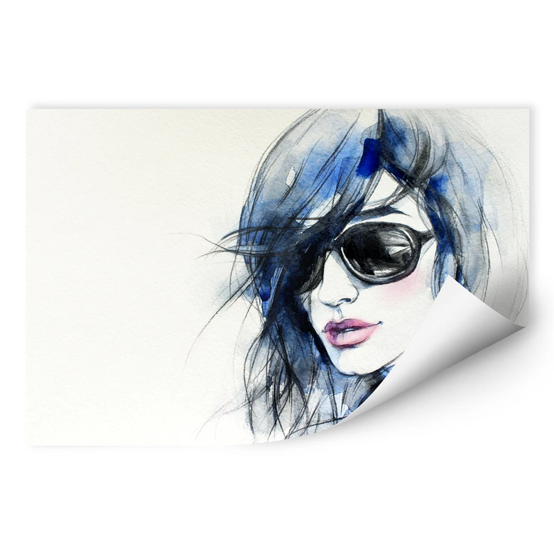 Wallprint - I wear my sunglasses 