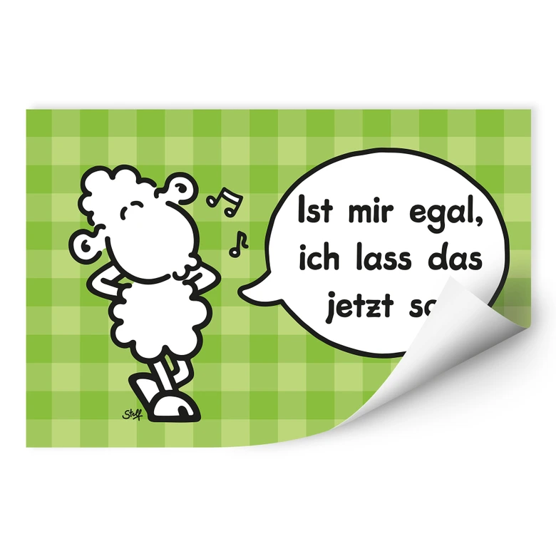 Wallprint - sheepworld Worthelden Egal 