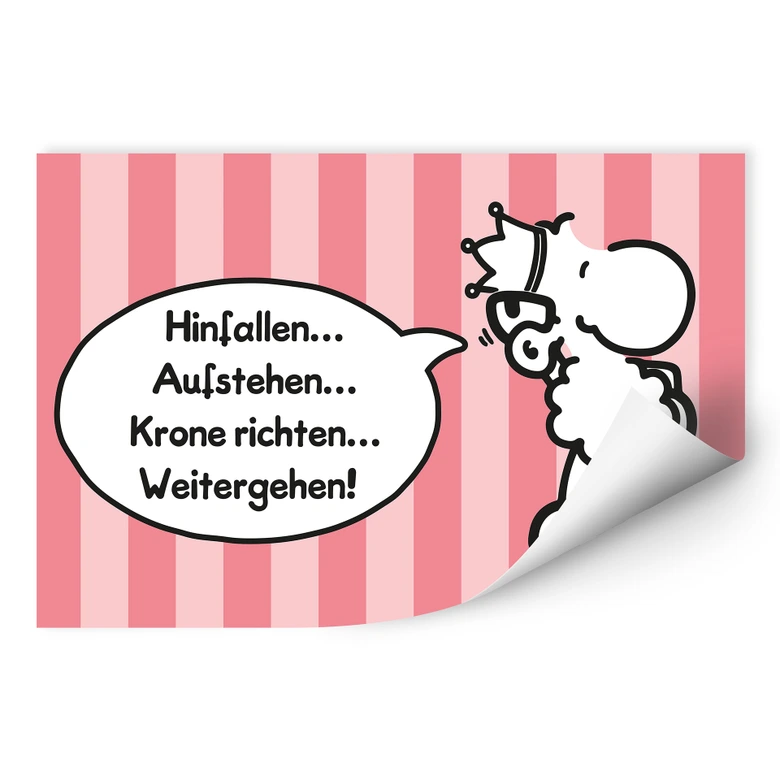 Wallprint - sheepworld Worthelden Krone richten 