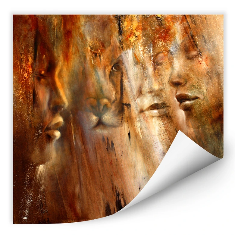 Wallprint - Schmucker - Faces 