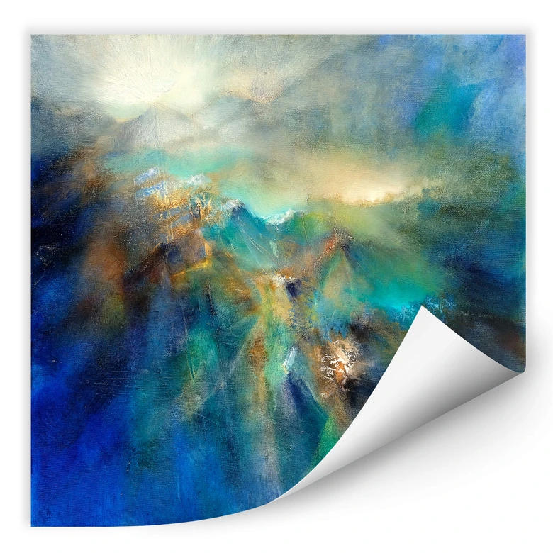 Wallprint Schmucker - Über den Berggipfeln 