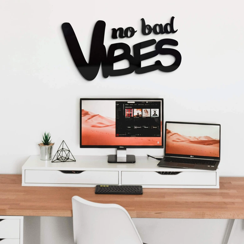 Decoración acrílica Sin malos rollos 