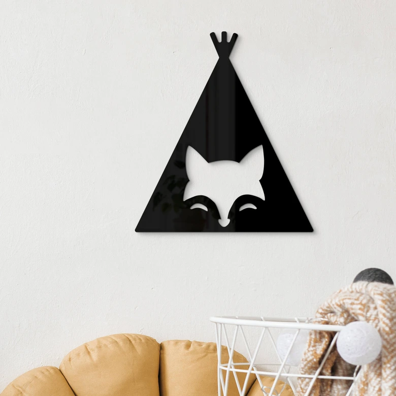Acryldeko Tipi - Fuchs 