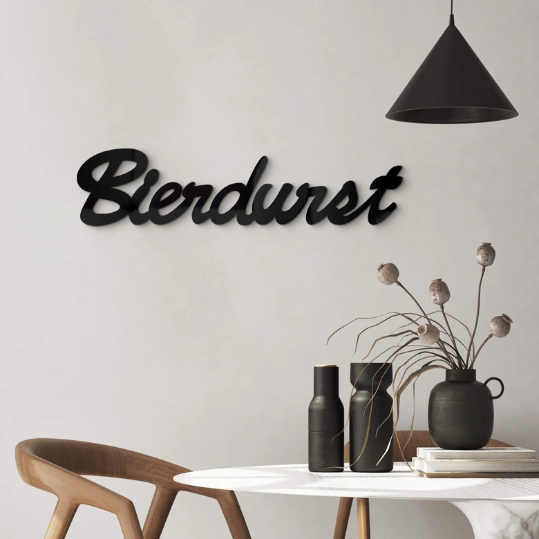 Akryl dekoration öl törst 