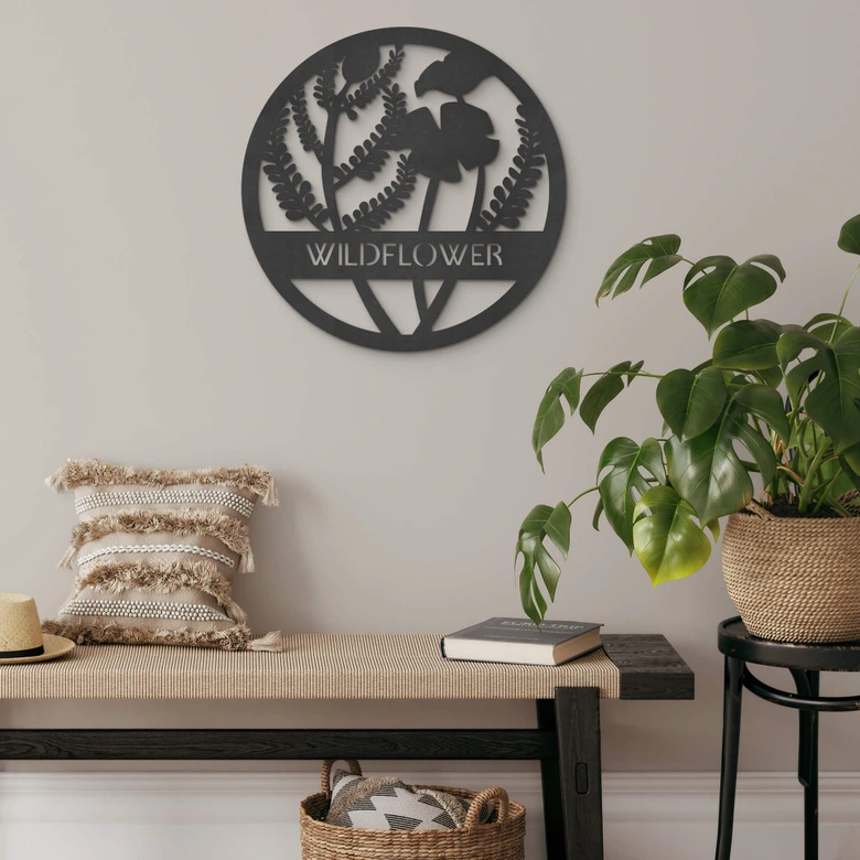 MDF Decoratie Wild Flower 