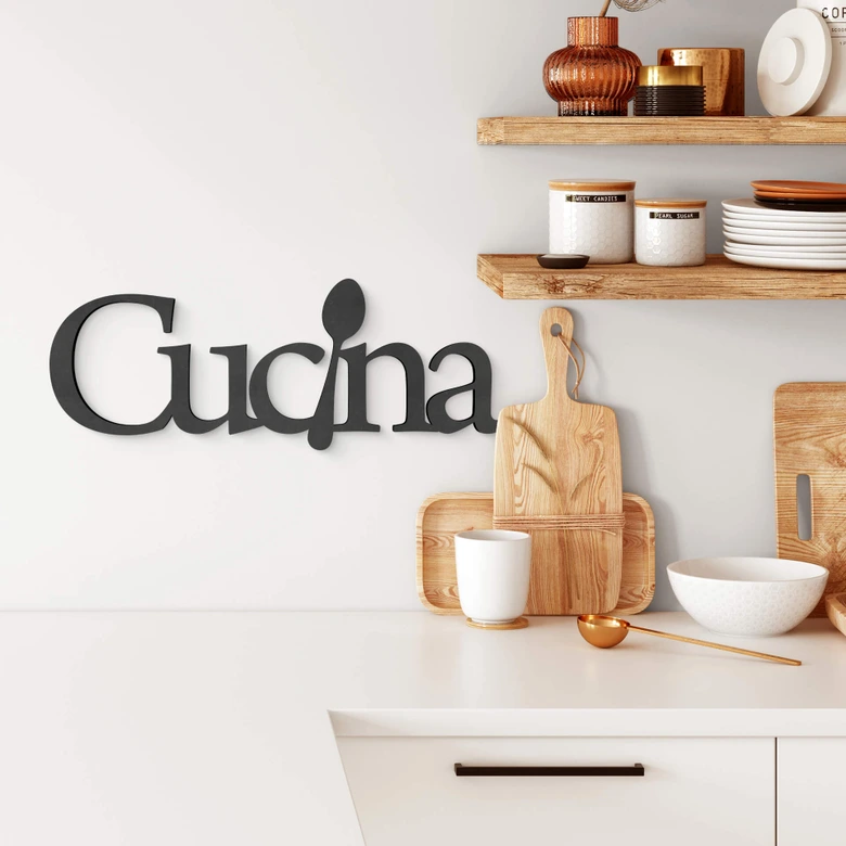 MDF - Holzdeko - Cucina 