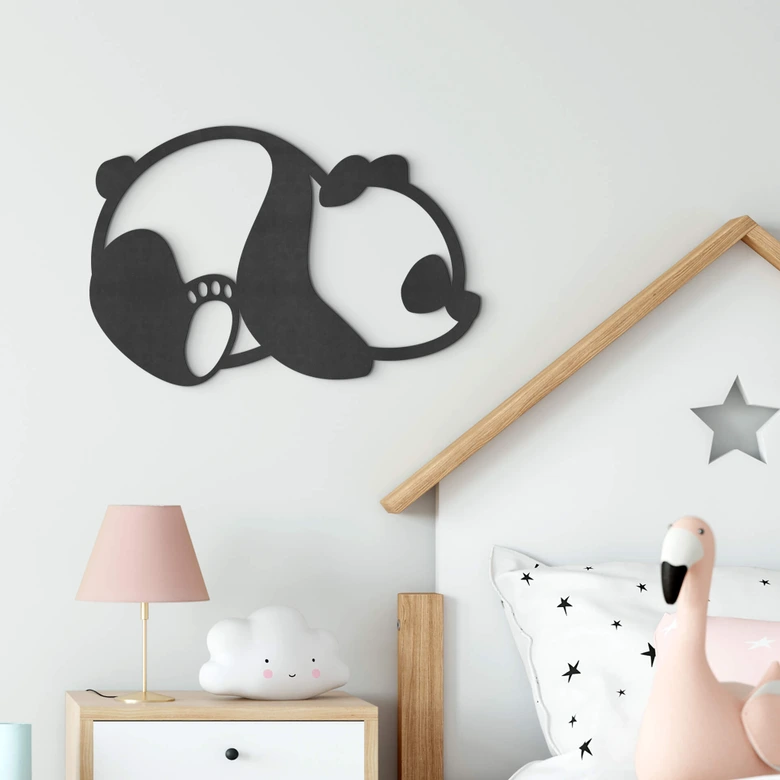 MDF - Holzdeko - Panda 