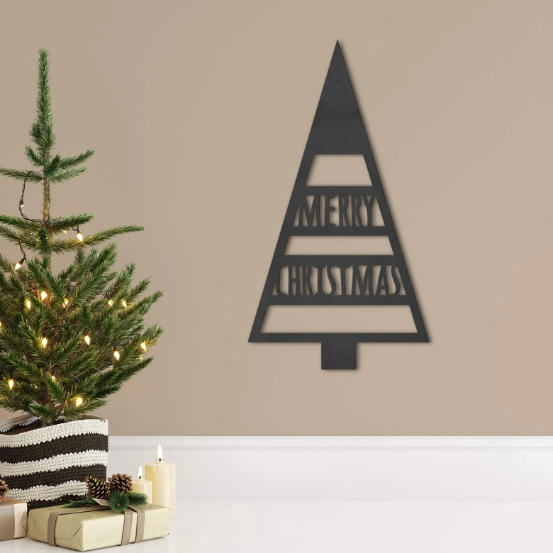 MDF Decoratie Merry Christmas - Kerst Decoratie 