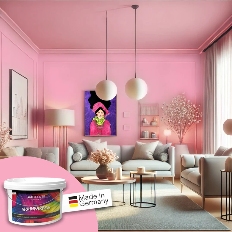 Rosa Wandfarbe matt | Innenfarbe in Top-Qualität | beruhigende und einladende Atmosphäre 