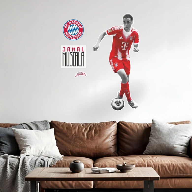 Sticker mural FC Bayern joueur Jamal Musiala 2025/26 