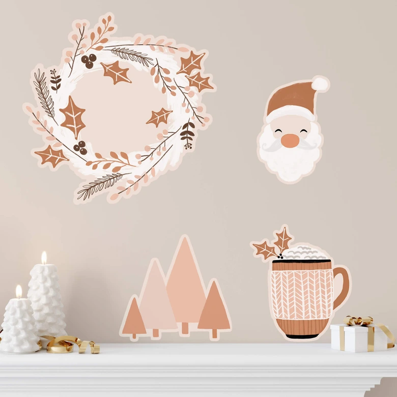 Muursticker Orara Studio - Kerstmis  