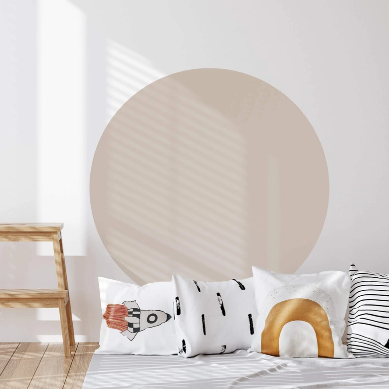 Wandtattoo Kreis taupe - Rund 