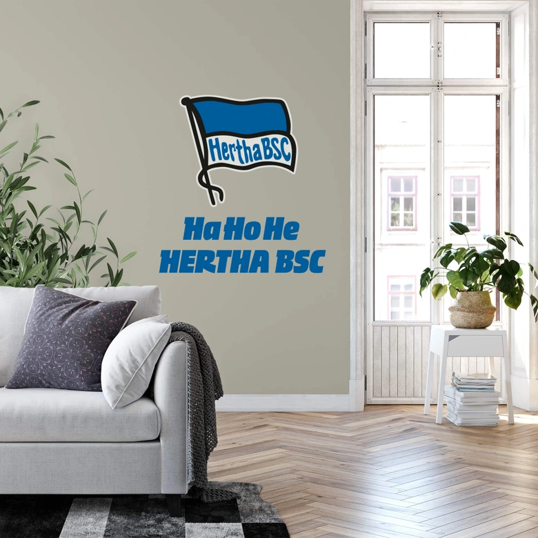 Wandtattoo HaHoHe Hertha BSC Spruch 