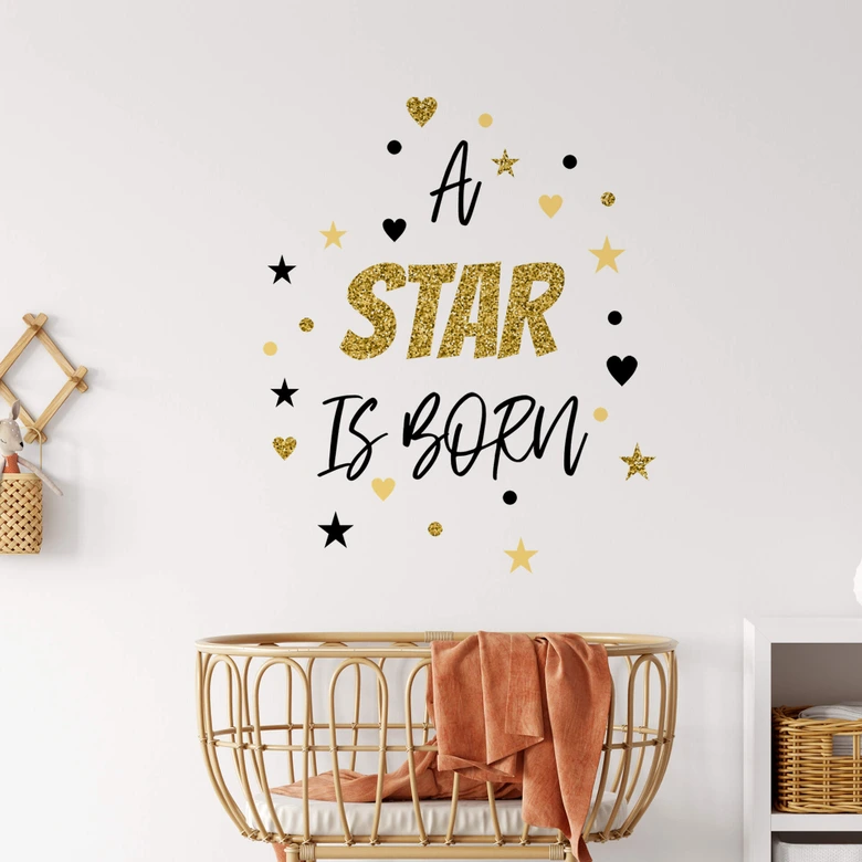 Wandtattoo A star is born 