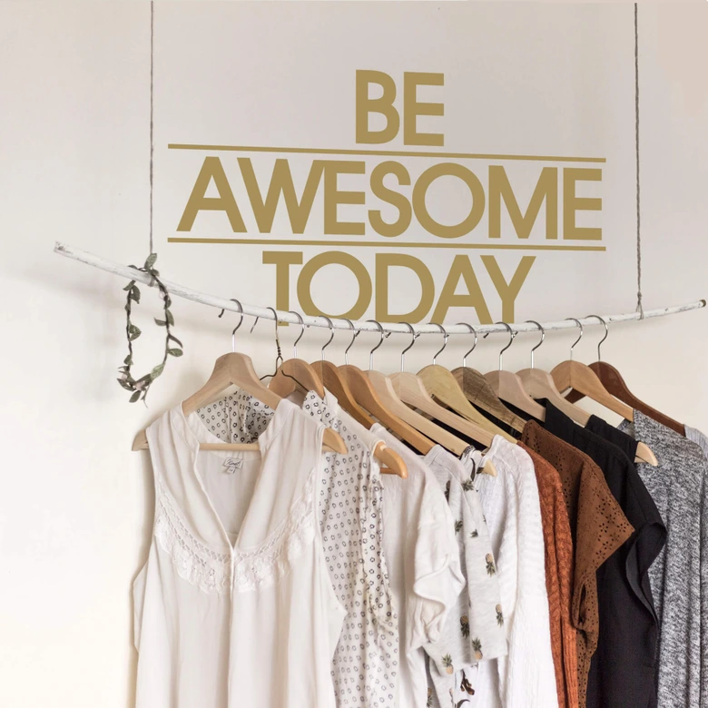 Muursticker Be awesome today 